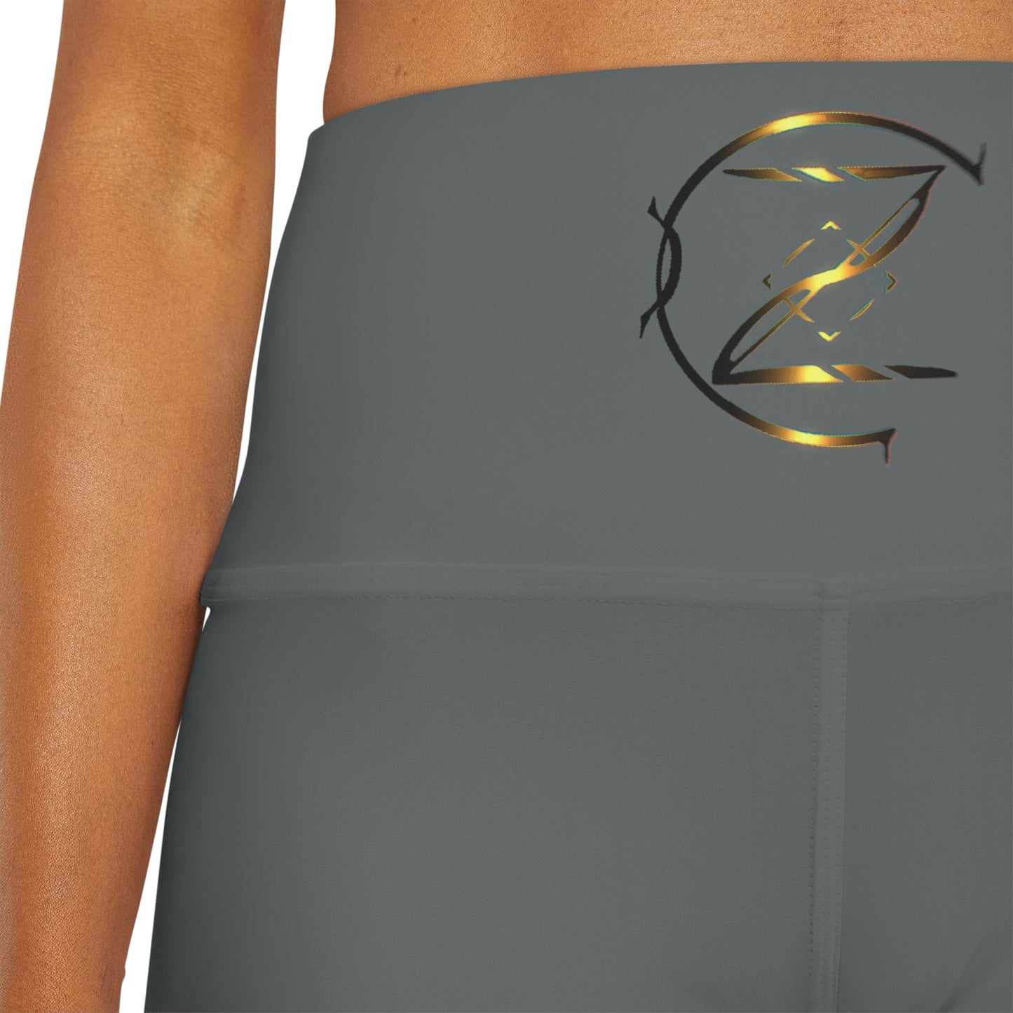 Gold Zurcreate High Waisted Yoga Shorts