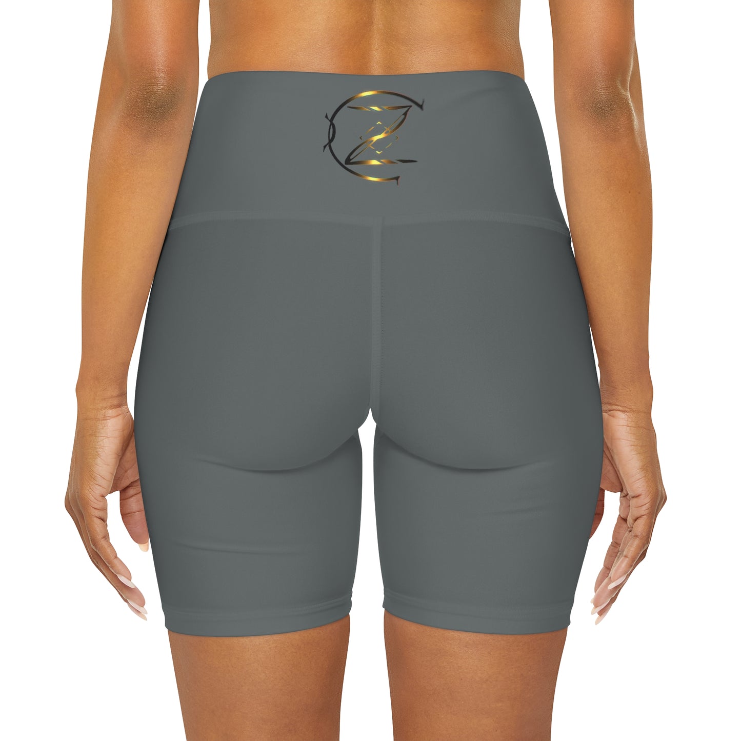 Gold Zurcreate High Waisted Yoga Shorts